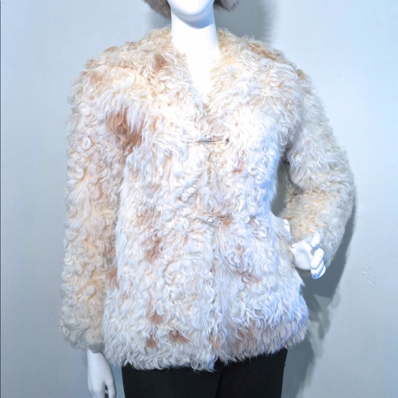 Vintage 60’s Mongolian lamb shearling / fur coat - Picture 3 of 7